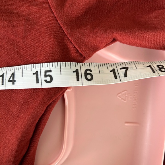 Zenana Knee Length Rust Color Dress - Picture 9 of 10